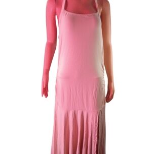 Elegant Pink Maxi Dress